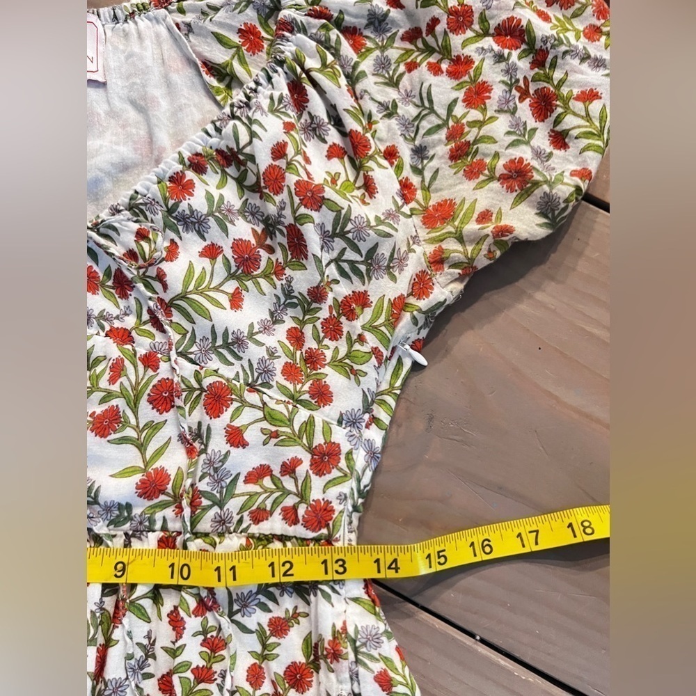 BANJANAN Artemis Dress Boundless Floral White Size XS - Picture 14 of 16